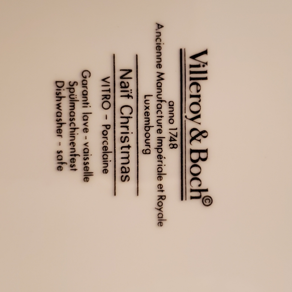 Villeroy and Boch "Christmas Naif" … - Picture 3 of 6